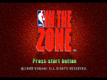 NBA in the Zone (US) screen shot title